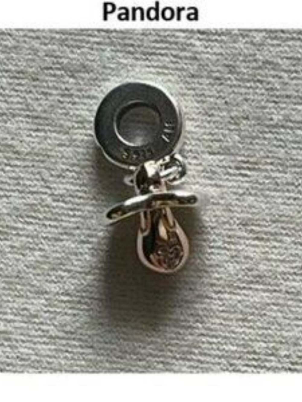 Authentic Pandora Baby Pacifier Dangle Charm - Picture 5 of 5
